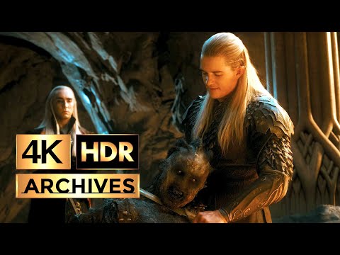 The Desolation of Smaug |4K-HDR| Orc Captured by Elves Scene (2013)