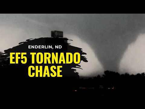 EF5 TORNADO OUTBREAK! Enderlin North Dakota 2025 FULL CHASE
