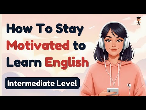 How to Stay Motivated Learning English | Practice English Conversation | Intermediate Level (B1)