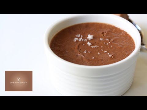 Sea-Salted Dark Chocolate POT DE CRÈME Recipe | DallasChocolateClasses.com
