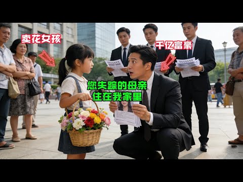 “您失踪的母親住在我家裡！”賣花女孩對髮尋人啟事的千億富豪説，他當場跪哭：母親我終於找到您了！#感人故事 #感人壹幕 #故事分享