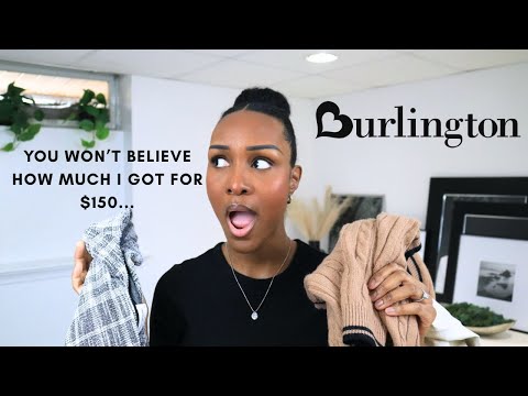 I Got A Whole New Wardrobe for $150!!! | Burlington Try-On Haul