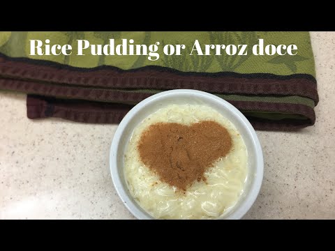 Classic Portuguese Rice Pudding  Arroz Doce - creamy rice pudding recipe - one pot method