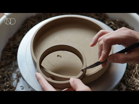 물레로 만드는 도자기 나눔 접시 : Making a ceramic partition plate [ONDO STUDIO]