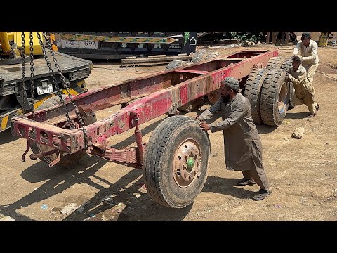 How Pakistani Mechanic Repair A Totally Accidental Pressed Dump Truck With Powerful Techniques