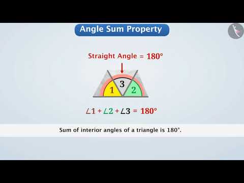 Angle Sum Property of a Triangle | Part 1/3 | English | Class 7