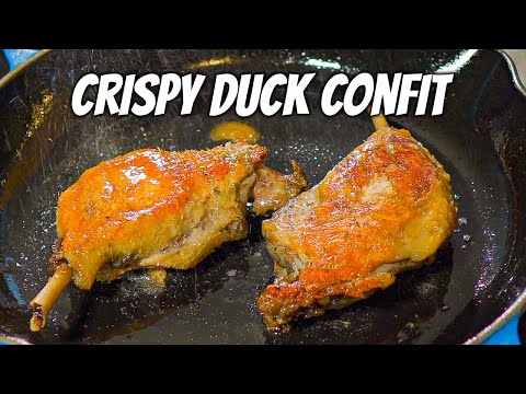 Duck Confit With Crispy Duck Fat Roasted Potatoes