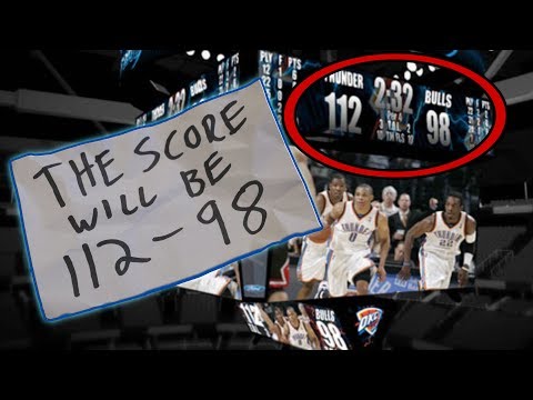How I predicted the EXACT score of EVERY game! Learn Now! Easy mentalism secret