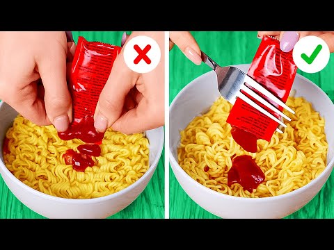 🍽️ ПРОСТЫЕ КУЛИНАРНЫЕ ХАКИ И РЕЦЕПТЫ 🍳✨ Готовьте быстрее и лучше!