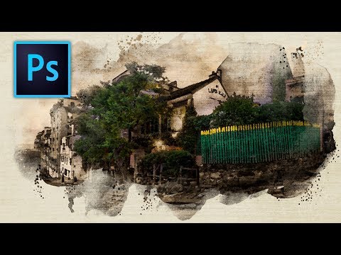 How to Create a Watercolor Painting Effect with Photoshop - Photoshop Tutorial