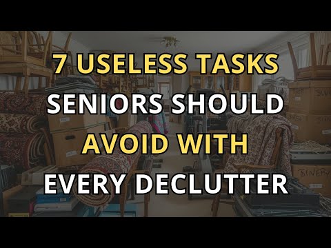 Decluttering After 60: Avoid These 7 Useless Tasks!