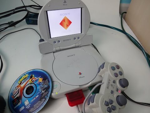 PSone slim with lcd review + how to use the lcd with other systems -TECH