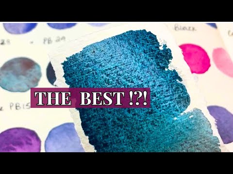Art Haul & Watercolour Secrets! Granulating Recipes: How to mix the best granulating watercolours