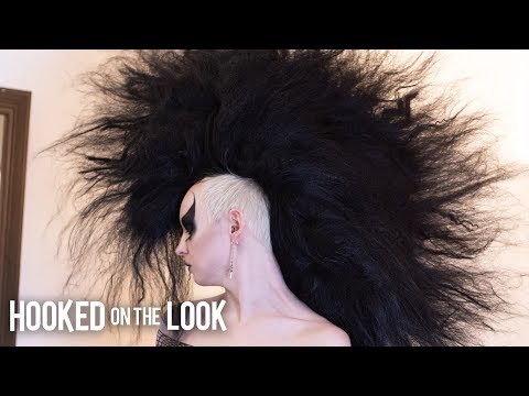 The Goth With The Monster Mohawk | HOOKED ON THE LOOK