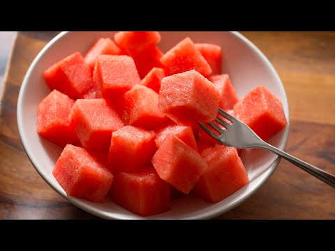 How to Cut a Watermelon into Cubes