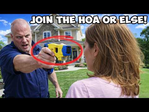 I Had to SHOOT the HOA President After He Pulled a Taser On My Wife..