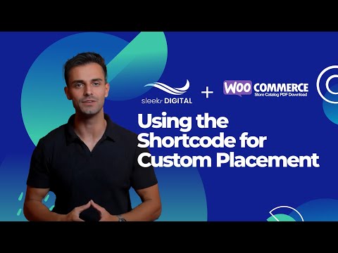 Store Catalog PDF Download for WooCommerce - Lesson 4 Using the Shortcode for Custom Placement