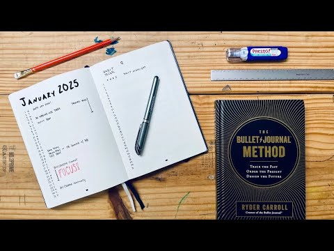 A Simple, Minimalist Bullet Journal Setup for 2025