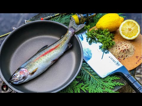 Trout Catch, Clean, Cook Recipe | Overnight Adventure