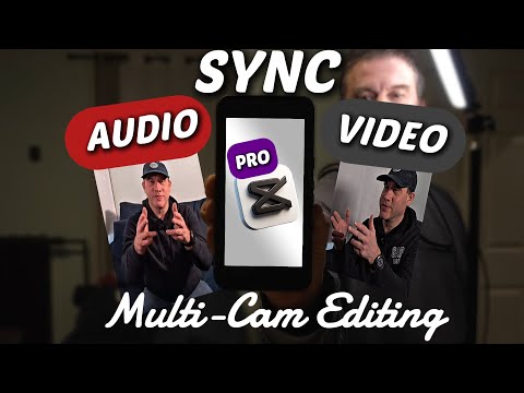 How to Sync Audio & Video For Multi-Cam Editing In CapCut Mobile (Pro Verison Tutorial)