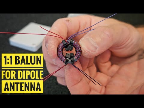 How to build 1:1 BALUN & Classic DIPOLE Antenna