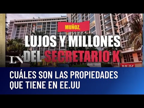 Causa cuadernos: Muñoz y los lujos y millones del secretario K