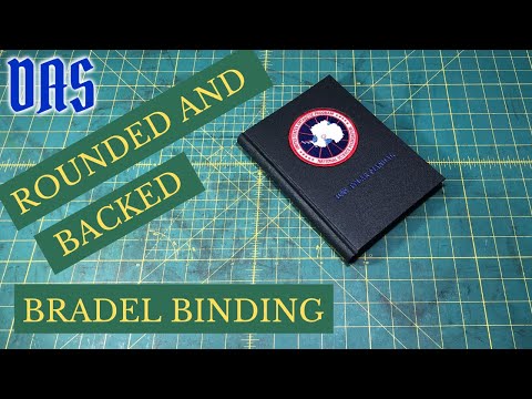 A Rounded and Backed Bradel Binding Part 1 // Adventures in Bookbinding