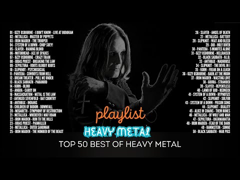 HEAVY METAL ⚫ Ultimate Heavy Metal Music Playlist 🎸 Top Hit Metal Songs