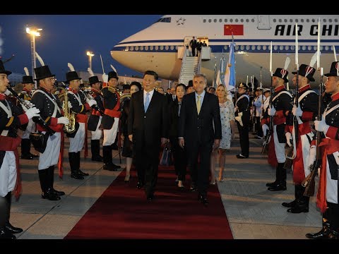 Arrival of Xi Jinping, President of China