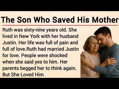 Learn English Through Story Level 3 | Graded Reader | English Story | The Son Who Saved His Mother
