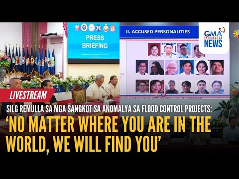 LIVE - DILG, DOJ, PNP press briefing (Nov. 24, 2025) - Replay | GMA Integrated News