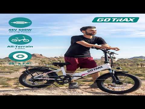 Review: Gotrax 20" Folding Electric Bike with 55 Miles (Pedal-assist1) by 48V Battery