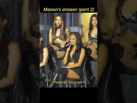 Manon's favorite musical and some extra bits from the interview #katseye  #funny