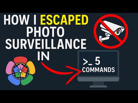 How I Escaped Photo Surveillance, With 5 Commands (free, self-hosted)