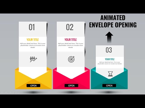 Interactive Envelope Opening Slide Design in PowerPoint | Free Template