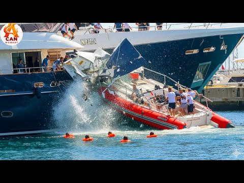 Biggest Boat & Ship Collisions and Mistakes Caught On Camera | Best Of Month #220