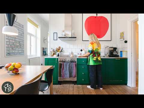 Stockholm Art Director’s Colourful, Stylish Small Apartment, 53sqm/570sqft