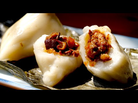 [客家粿粽 Guo-Zong Hakka Rice Dumpling] Q糯米香外皮、煸炒鹹香內餡，靈魂配料菜脯、紅蔥酥更添客家好滋味！ – Home Cooked Delights