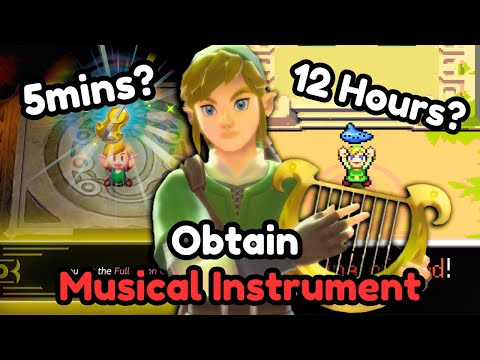 How Fast Can You Obtain a Musical Instrument in Every Zelda Game?