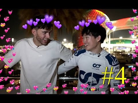 Pierre Gasly & Yuki Tsunoda Funny and Cute Moments (Part #4)
