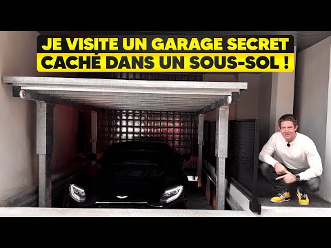 Je VISITE un garage SECRET caché dans un SOUS-SOL !