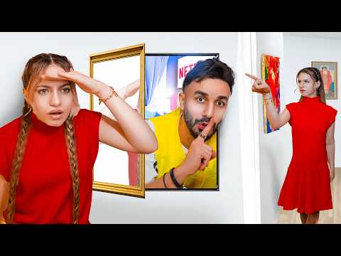 بنيت غرفة سرية في بيتي و تحديت لانا و لين يلاقوني (على 5000 درهم 💵)