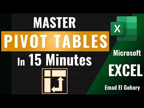 Excel Pivot Tables Explained in 15 Minutes | Step-by-Step Tutorial