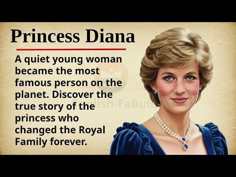 Story of Princess Diana || 👑💔 Learn English Through Story Level 2 || Graded Reader 🎧