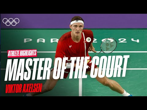 🏸 Danish Dominance! 🇩🇰 Viktor Axelsen | Paris 2024 | Athlete Highlights