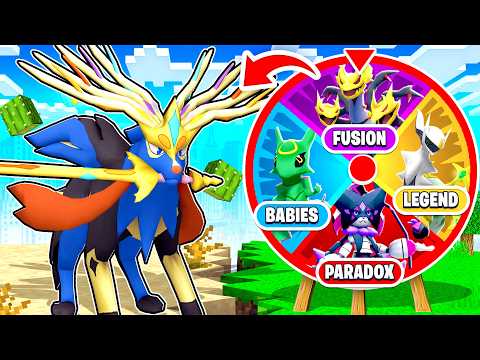 This WHEEL Decides Our RANDOMIZED STARTER POKEMON In MINECRAFT!