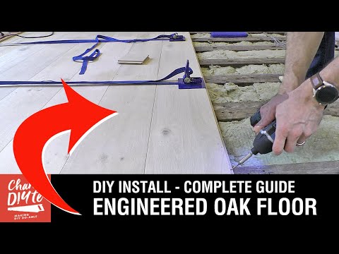 How to Lay an Engineered Oak Floor on Joists