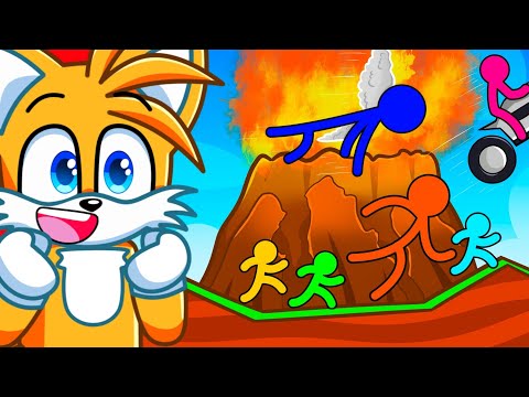Tails Reacts To Elimination Stickman Race!