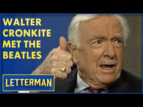 When Walter Cronkite Met The Beatles | David Letterman