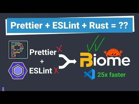 Prettier/ESLint to Biome: The Lightning-Fast Rust-Based Tool!